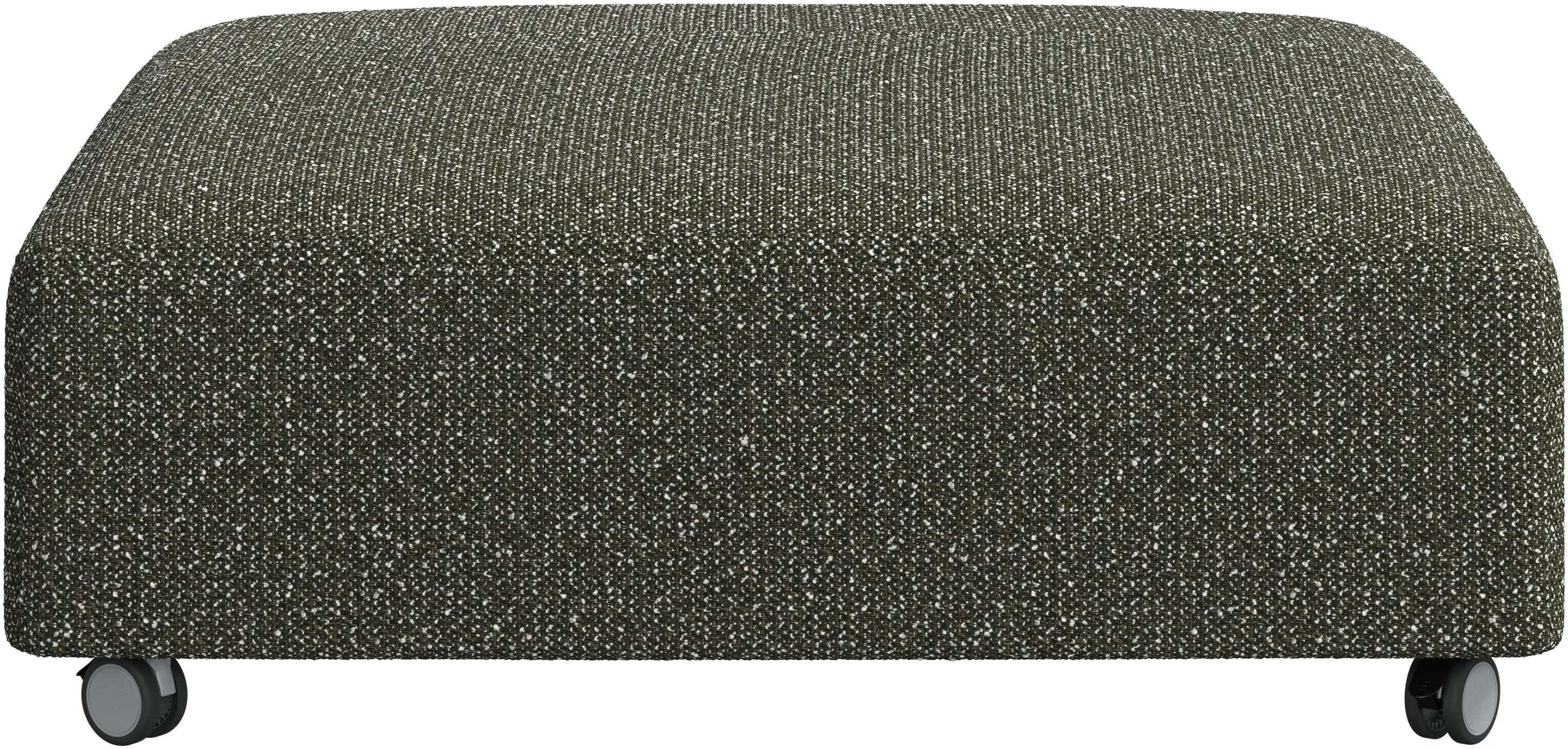 Hampton pouf on wheels